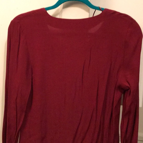 Cotton Candy Maroon long sleeve shirt - Picture 4 of 5